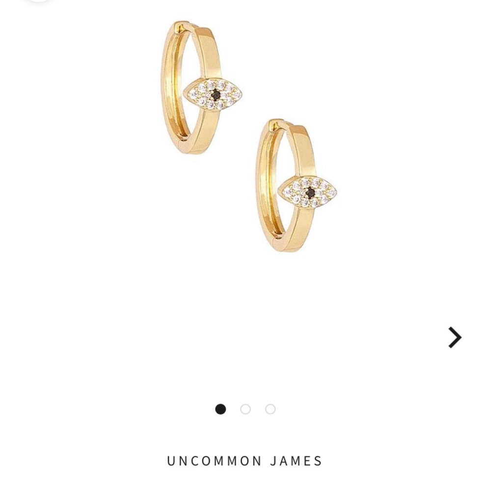 Uncommon James Evil Eye Huggie